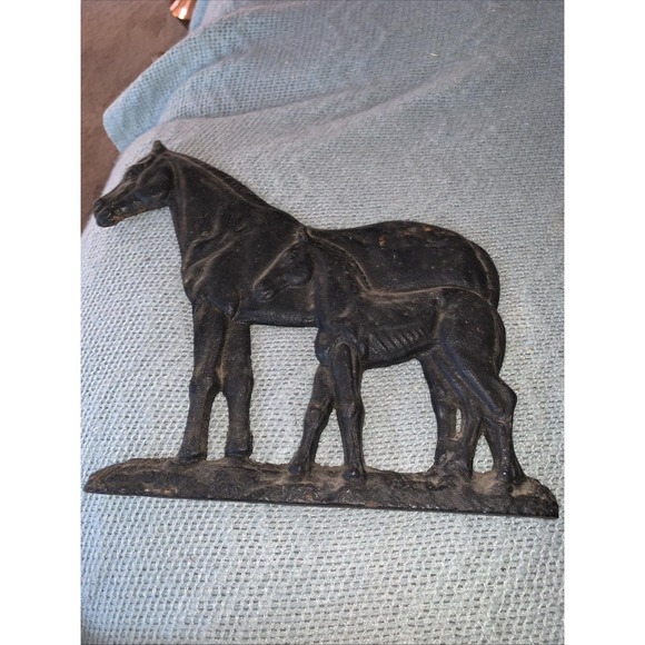 Vintage Cast Iron Horse Wall Decoration For Your Home Garden Barn Plaque